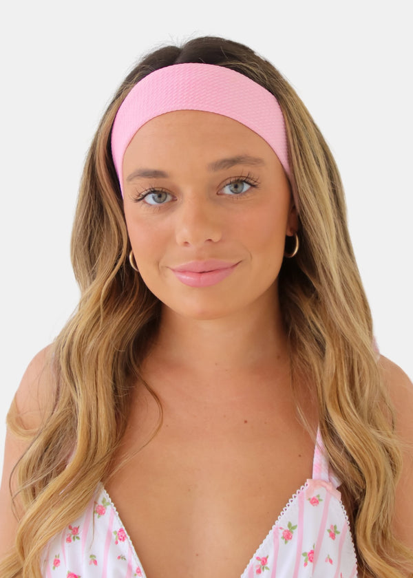 Strawberry Milk Headband - Mahina Swimwear